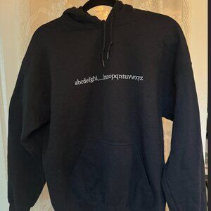 BTS Jeon Jungkook embroidered black sweatshirt